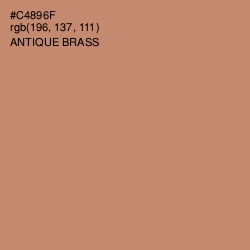 #C4896F - Antique Brass Color Image